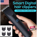 Rechargeable Men's Electric Beard Trimmer with Adjustable Cutter Head USB Charging