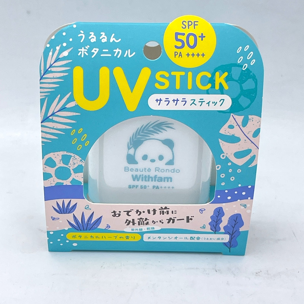 SPF50+ PA++++ UV Stick Sunscreen Botanical Herb Scent 15g - Waterproof & Face & Body