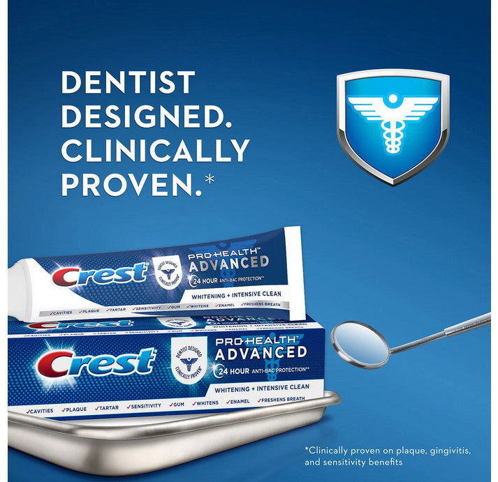 Crest Pro-Health Advanced Whitening Toothpaste 5.8 oz. Pack of 5