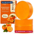 Persimmon Body Soap for Odor Control & Sensitive Skin - 3 Pack