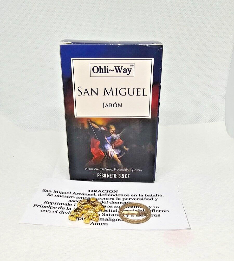 Protection & Prosperity Bar Soap with Miraculous Herbs - San Miguel Arcangel