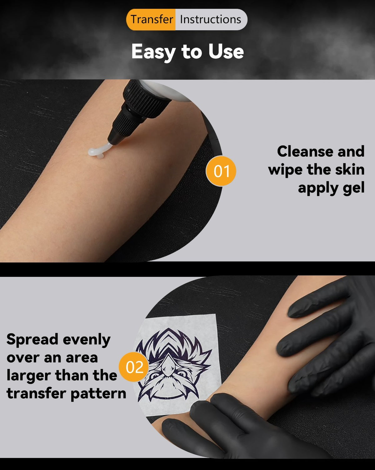 Tattoo Stencil Gel Transfer Cream 1/4/8oz for Safe Pattern Paste