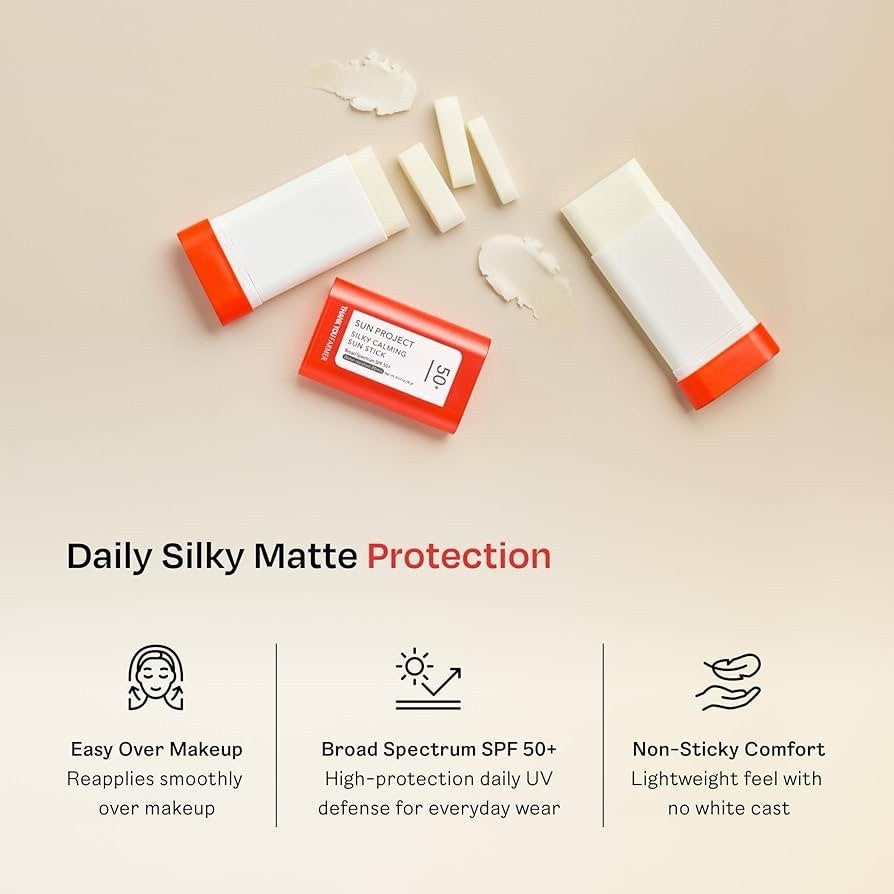 ThankYou Farmer Sun Project Silky Calming Sun Stick SPF50+ Water-Resistant Broad Spectrum