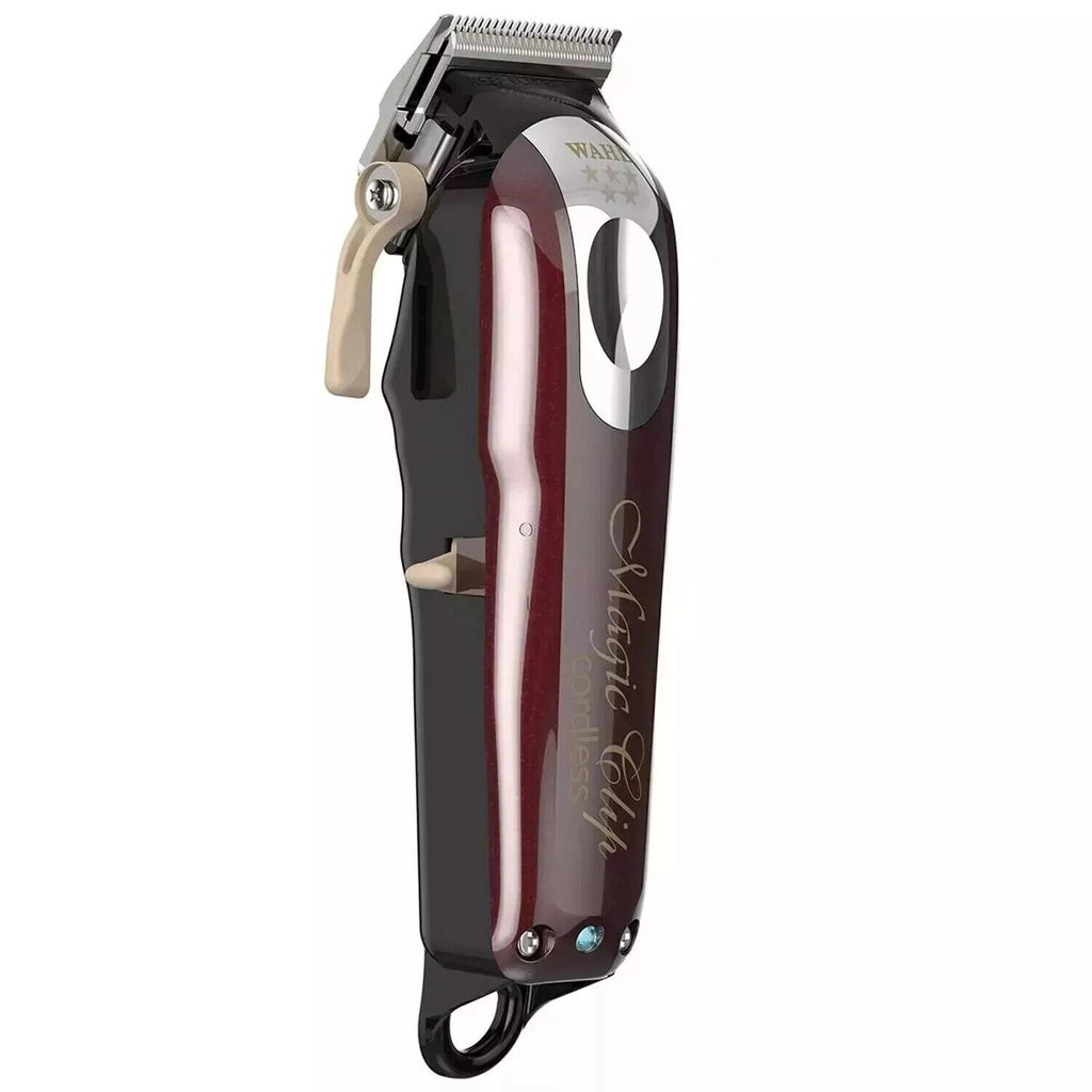 Professional Cordless Hair Clipper with 8 Attachments & Fading Blades