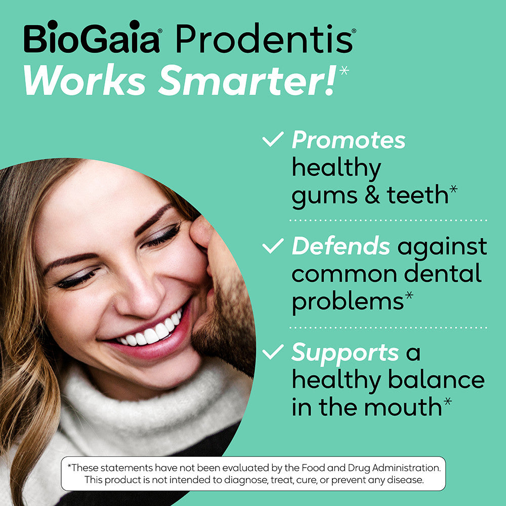 Probiotic Oral Lozenge for Gums and Teeth - Mint Flavored, 30 Count