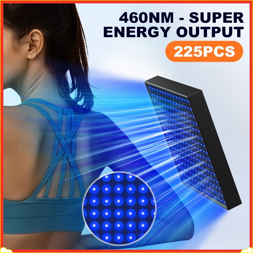 225 LED Home Tanning Lamp for Facial and Body Bronzing - Portable Solarium Light