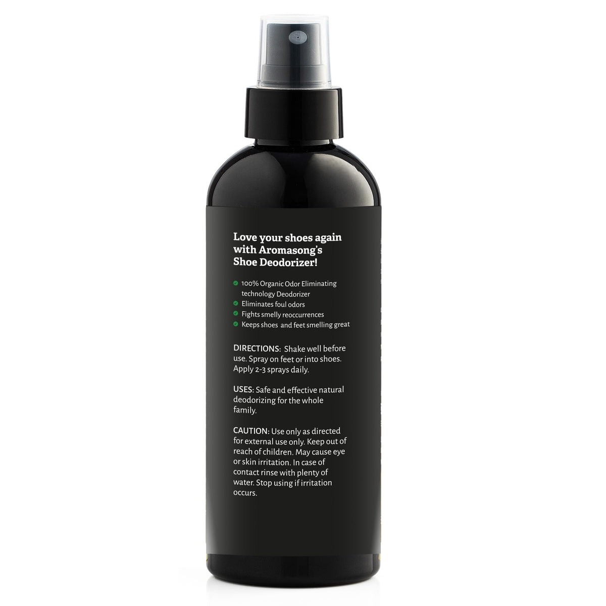 Natural Shoe Deodorizer and Foot Spray - 4 oz Pack of 2, Odor Eliminator