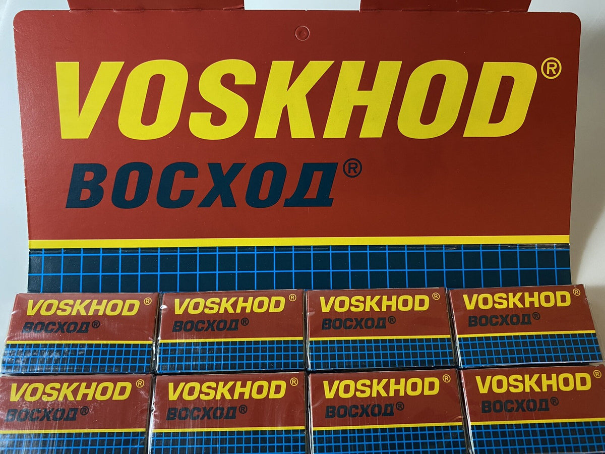 Voskhod Double Edge Safety Razor Blades 100 Pack Made in Russia