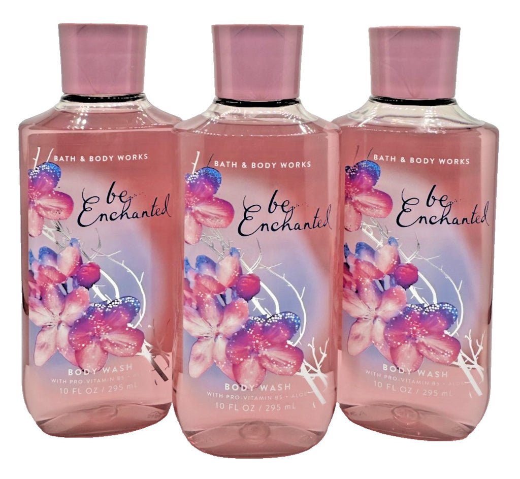 Bath & Body Works Be Enchanted Body Wash Set - 3 Bottles 10 oz Each