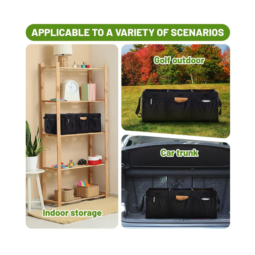 Large Capacity Disc Golf Storage Bag Holds 80 Discs with Lid and Dividers