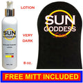 Very Dark Self Tanning Lotion with Applicator Mitt - 8 oz