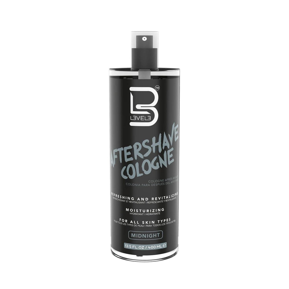 Aftershave Cologne Midnight 400ml for Men - Fresh Scent, Long-Lasting