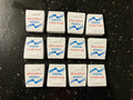 Waxed Dental Floss 12 Rolls - 100 Yards Each, White, USA Made