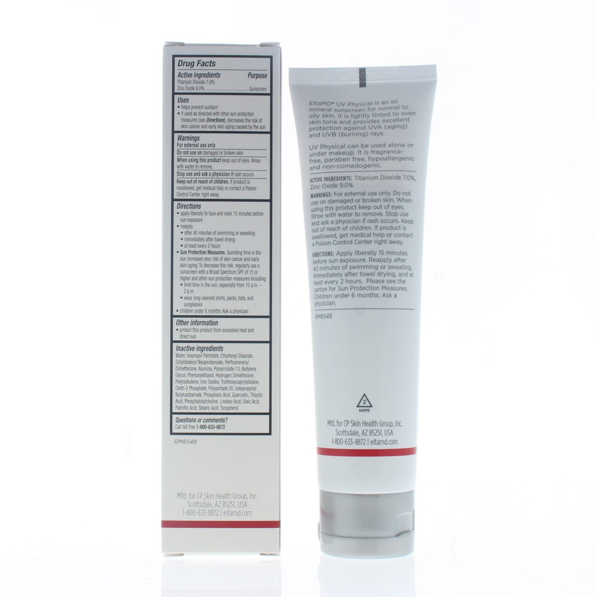 Mineral Tinted Face Sunscreen SPF 41 Water-Resistant 85g/3oz