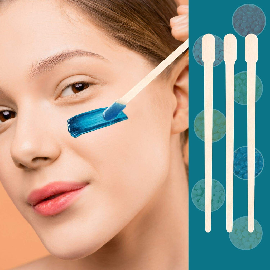 Eyebrow Waxing Spatulas - Wooden Wax Stick Applicators for Hair Removal, 1200 Pack