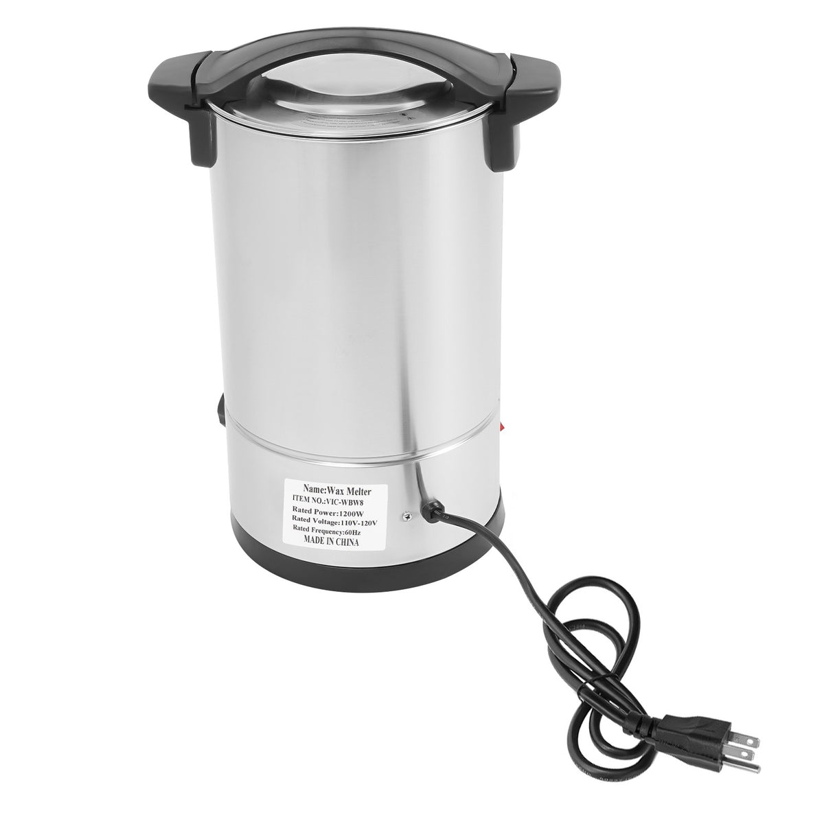 8L Electric Wax Melter Warmer for Candle Making, 1200W Stainless Steel