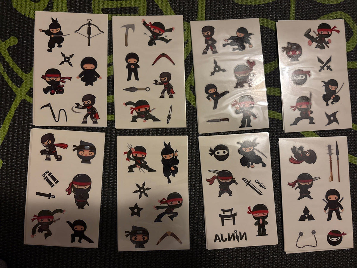 Ninja Tattoos - 24 Sheets