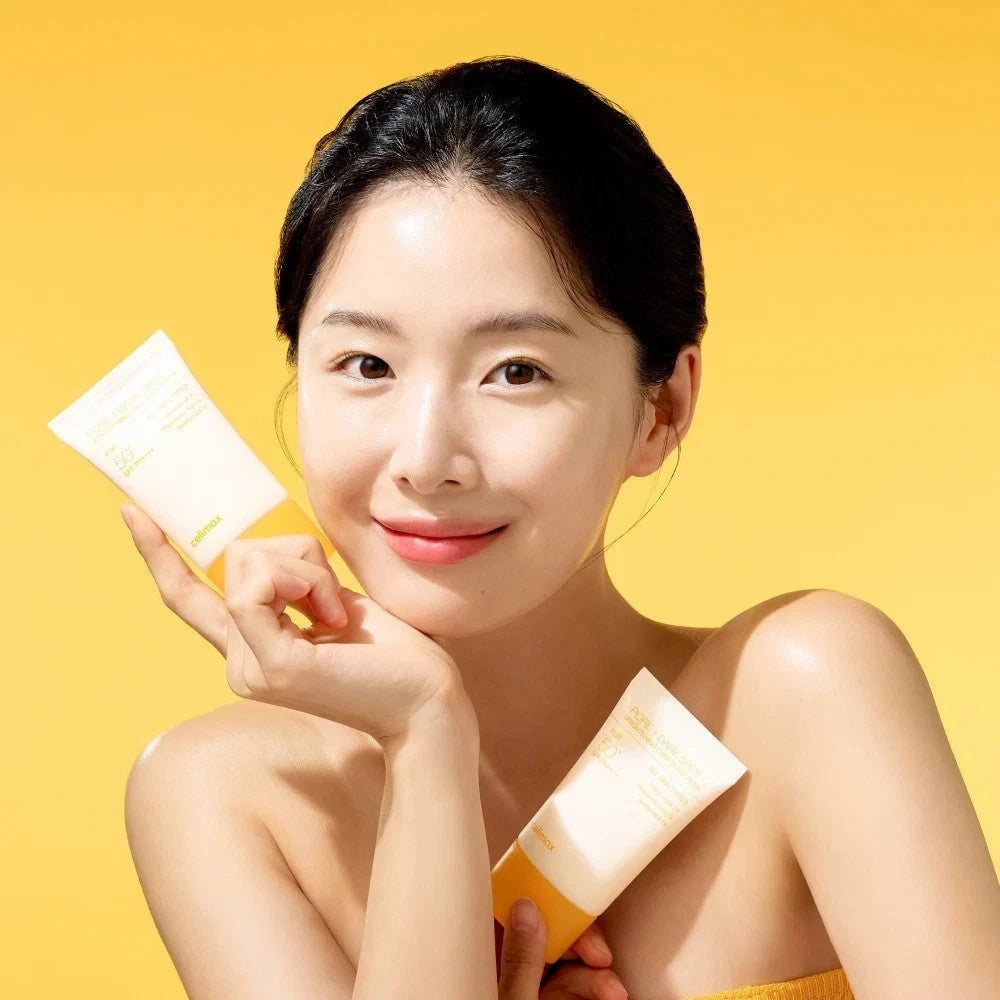 SPF50+ Brightening Pore Care Sunscreen 50ml - Lightweight UV Protection