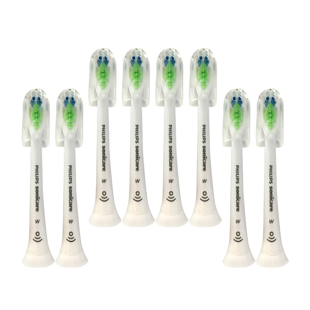 8 Replacement Brush Heads for Sonicare DiamondClean - White