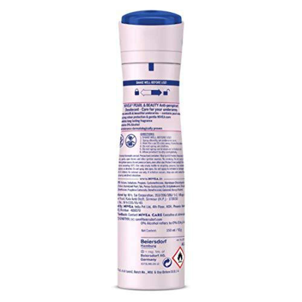 Nivea Pearl & Beauty Antiperspirant Deodorant Spray 3 Pack - 48 Hour Freshness
