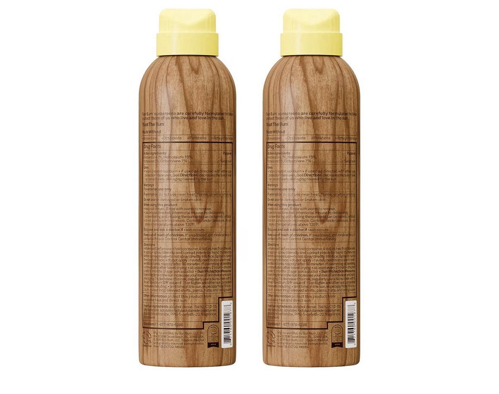 SPF 50 Sunscreen Spray 2-Pack - Broad Spectrum Water Resistant Sun Protection