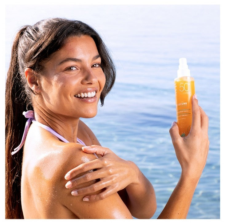 SPF50+ Water-Resistant Sun Protection Spray 200ml for Face & Body