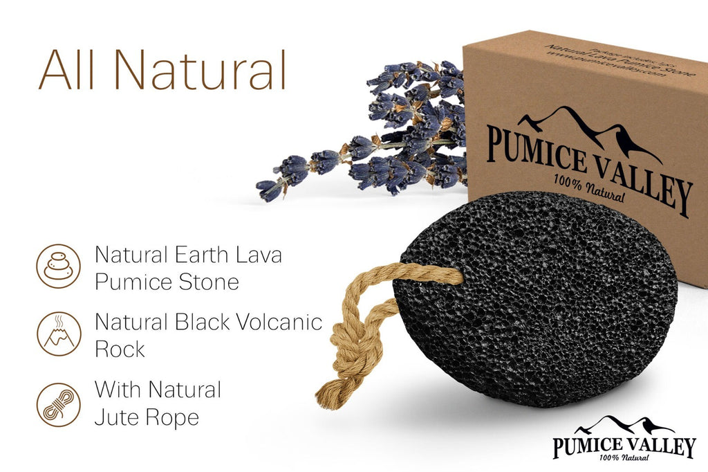 Pumice Stone for Feet and Callus Removal - Foot File and Skin Scrubber