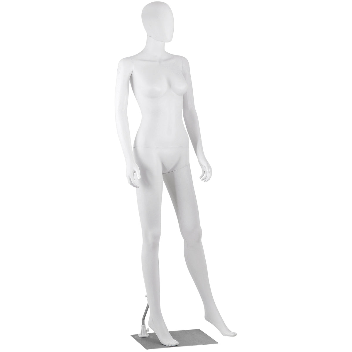 Female Full Body Dress Form Mannequin 70 Inch Adjustable White Display
