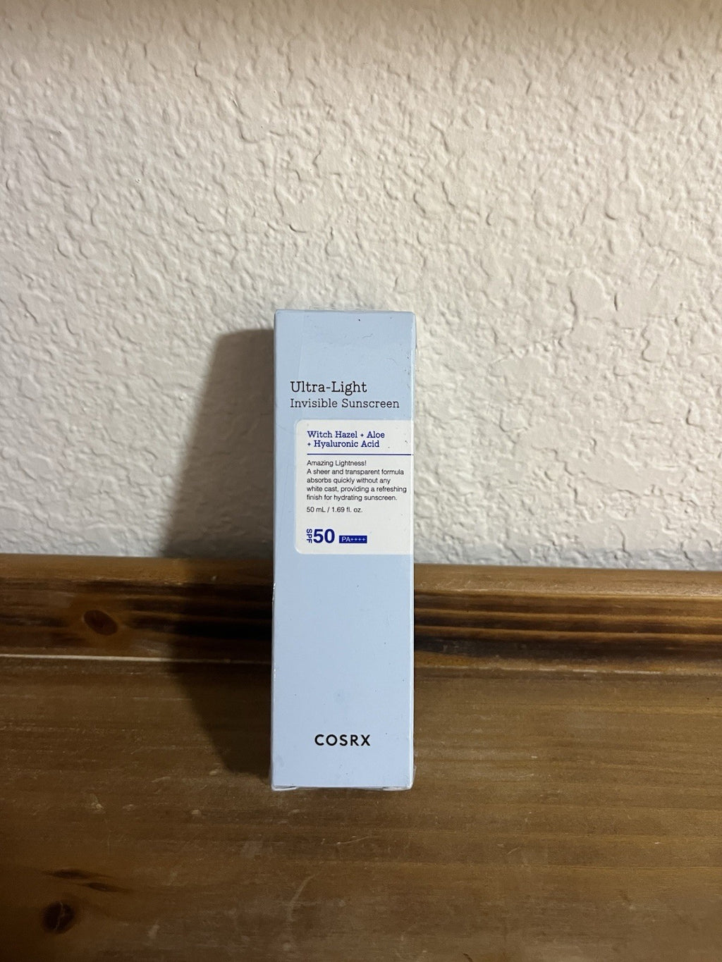 COSRX Ultra Light Invisible Sunscreen SPF 50 UVA/UVB 50ml - Broad Spectrum SPF