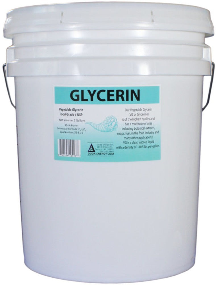 Vegetable Glycerin Food Grade Non-GMO Palm Fruit-Based USP - Multiple Sizes