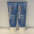Mineral Sunscreen SPF 50 - Clear Zinc SPF 50 Sunblock 3 Oz 2 Pack
