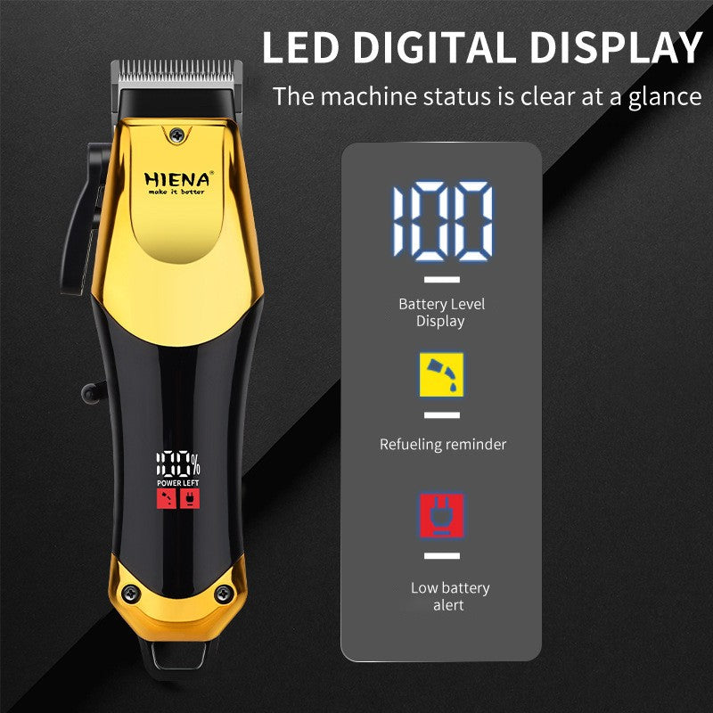 Men's Cordless Hair Clipper & Trimmer Set for Grooming and Barbering