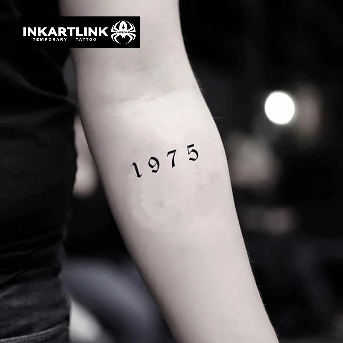 New Technology Waterproof Temporary Tattoo Letters Numbers Semi-Permanent