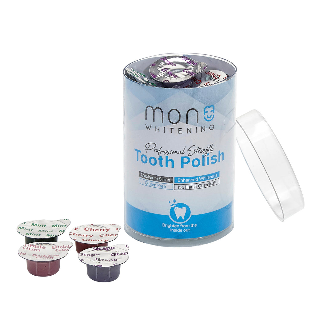 20 Pack Dental Tooth Polishing Paste and Stain Remover - Multiple Grits