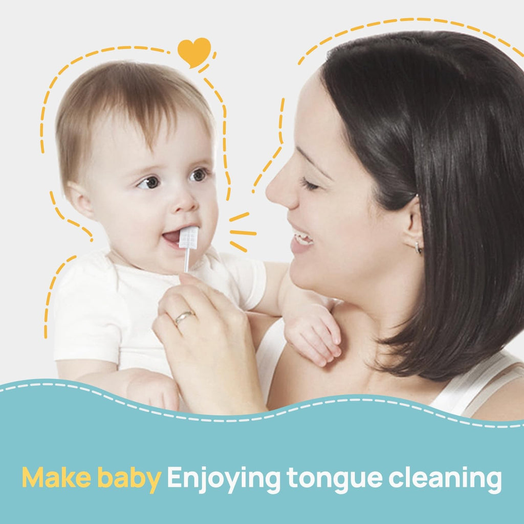 Disposable Baby Tongue Cleaners 40 Pack Soft Infant Oral Hygiene Tool