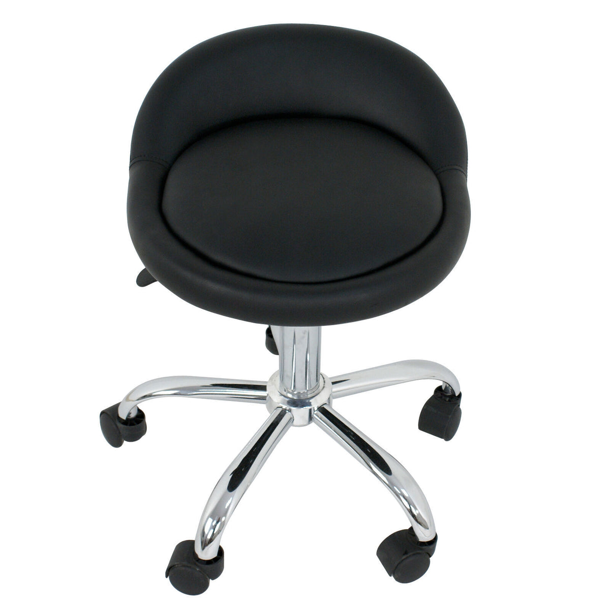 Adjustable Hydraulic Rolling Salon Stool Chair for Hair, Tattoo, Massage & Spa