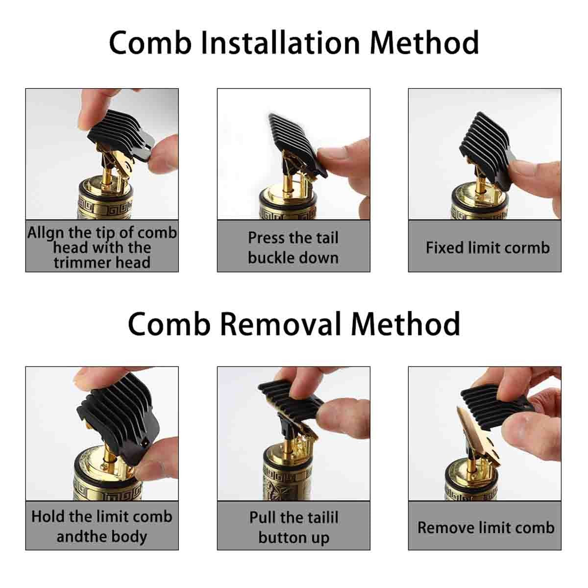 Cordless Professional Hair Clippers Trimmer for Hair, Beard, and Shaving