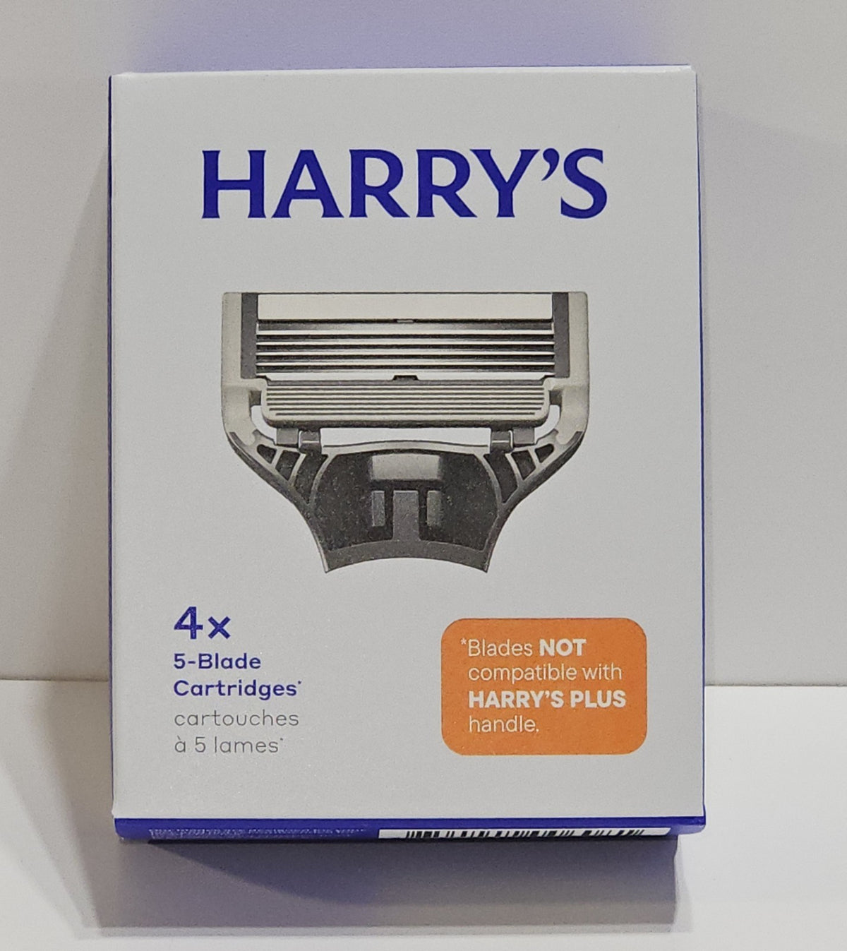 Harry's 4X 5-Blade Razor Cartridge Pack - Does Not Fit Harry's Plus