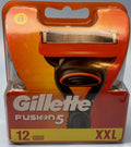 Gillette Fusion5 Razor Blade Refills - 12 Sealed Cartridges
