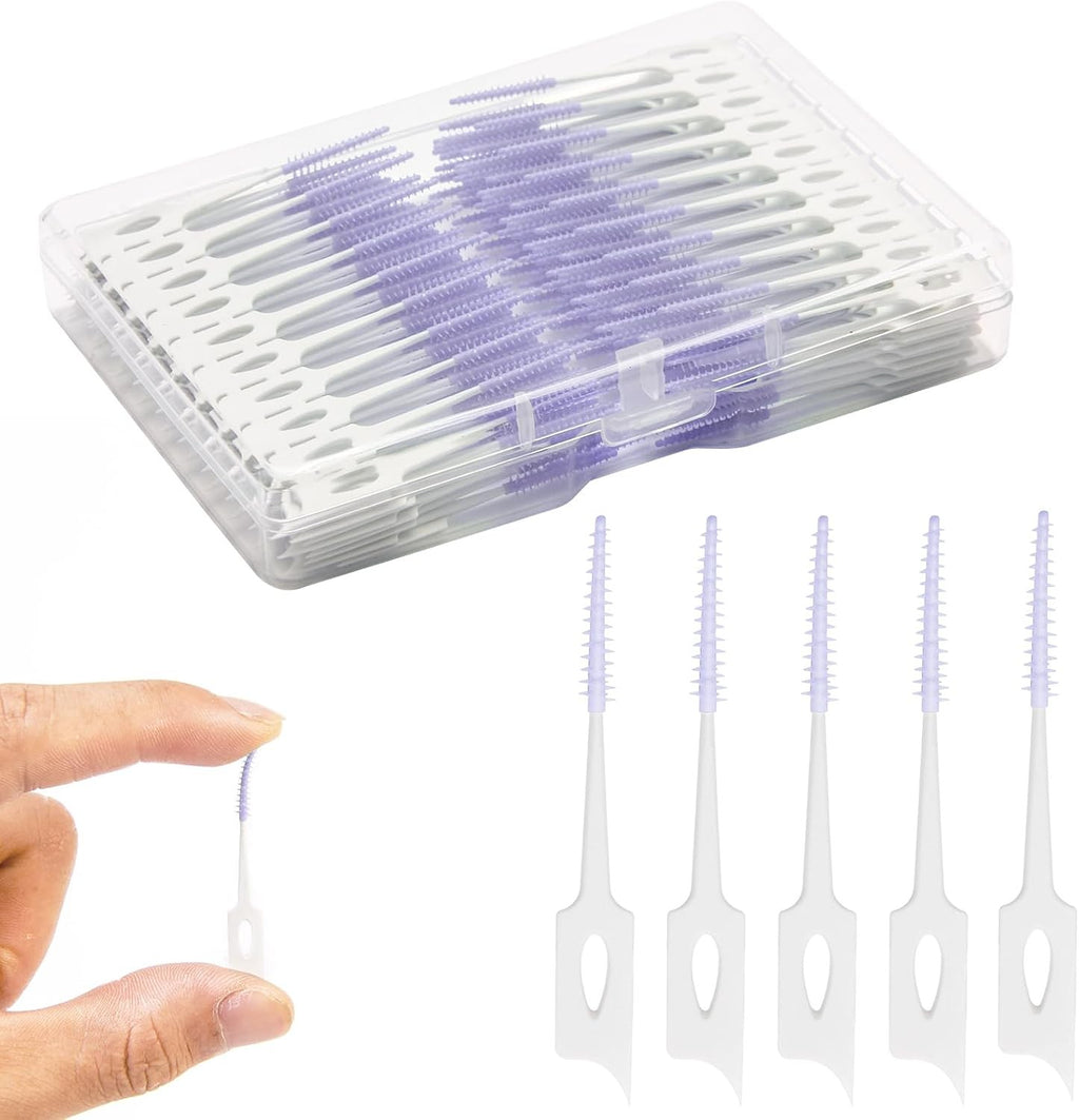Dual-Ended Travel Interdental Brushes for Teeth Cleaning - Pack of 200