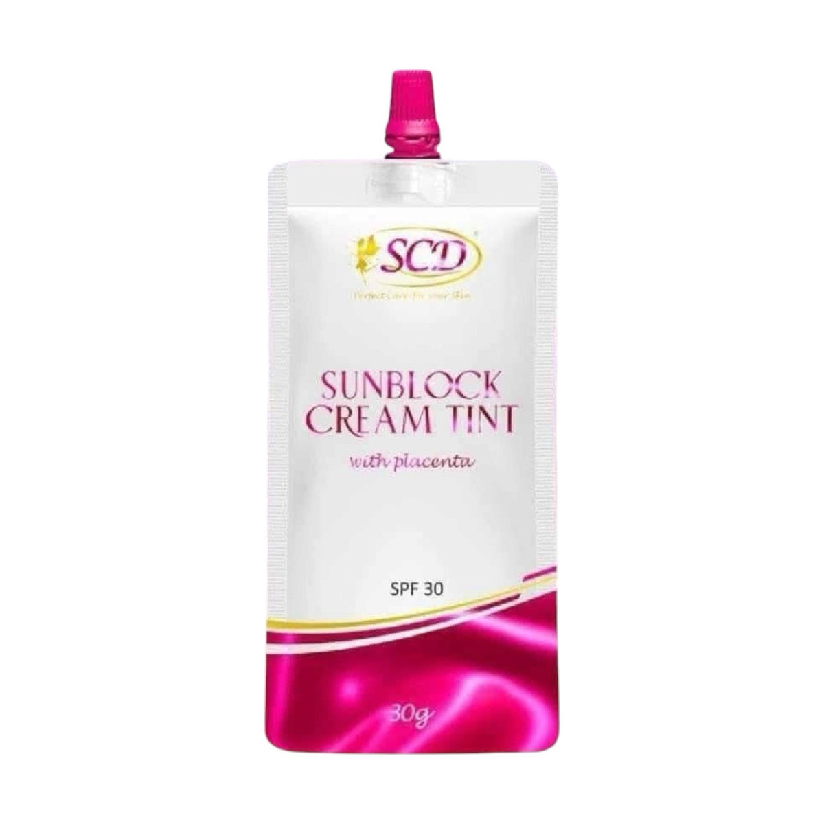 Sunblock Cream Tint with Placenta SPF30 - 30g, Water-Based, Matte Finish