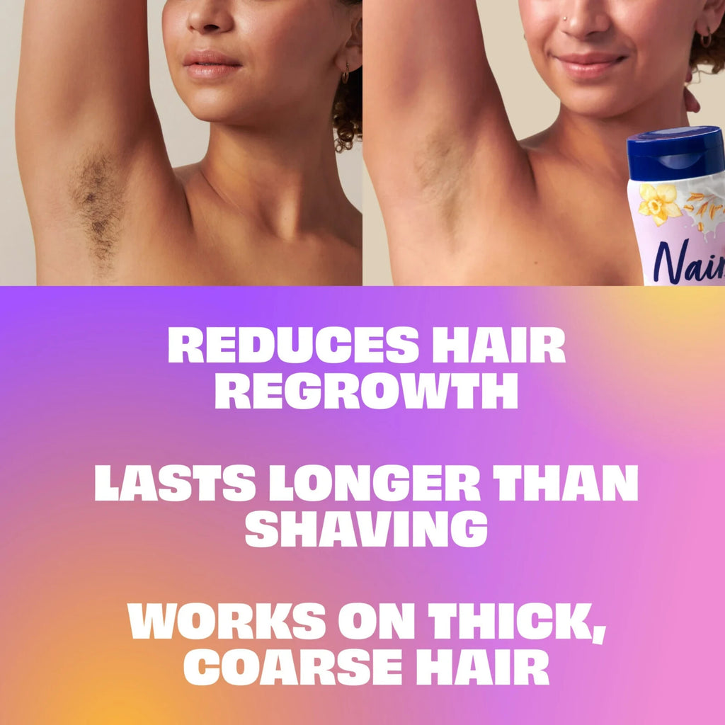 Hair Removal Cream with Oat Milk & Vanilla - 7.9 oz Body Hair Remover for Women