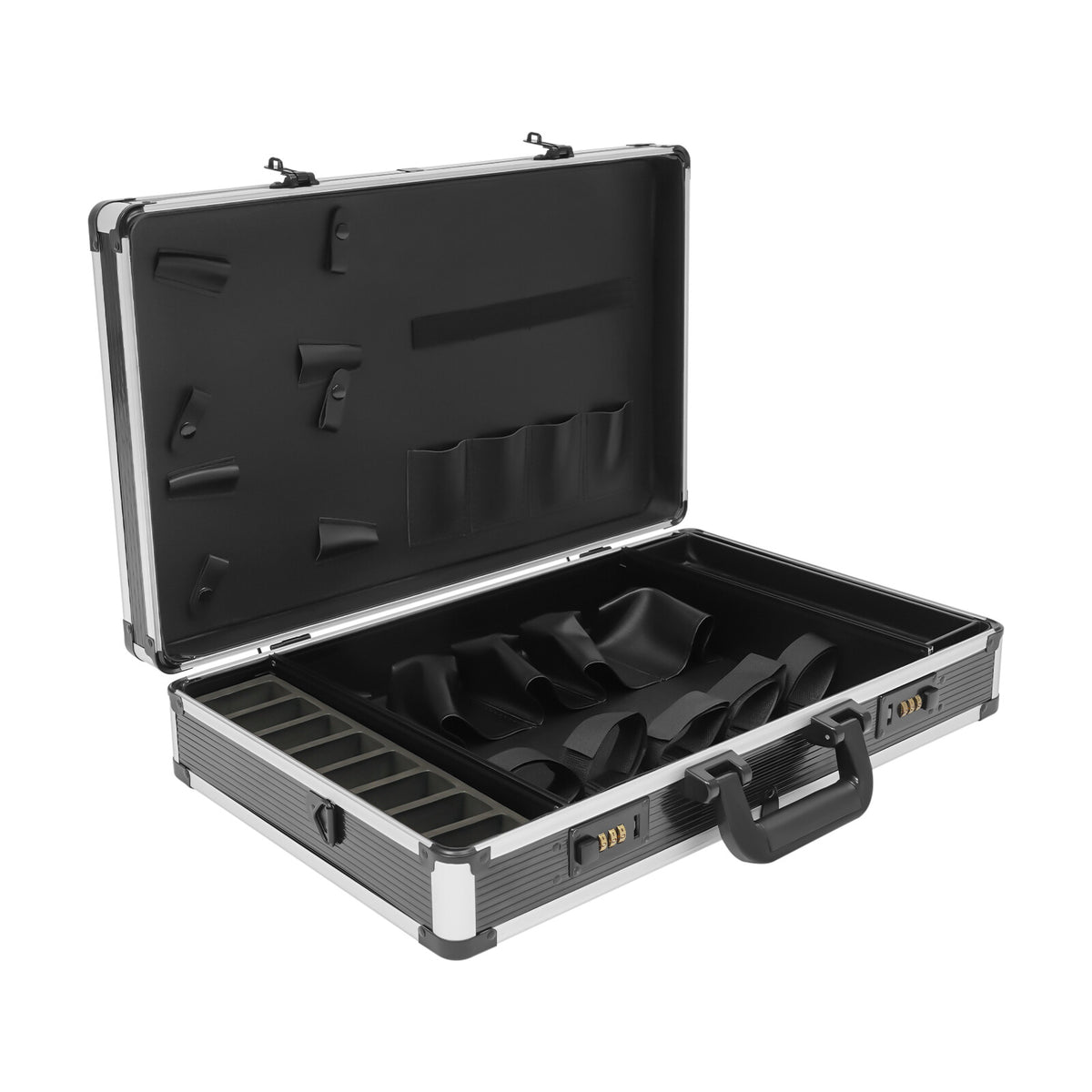 Professional Barber Travel Carrying Case Organizer for Clippers & Styling Tools
