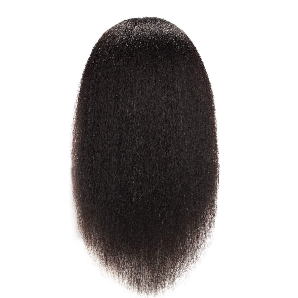 14-Inch Human Hair Mannequin Head for Cosmetology Training & Styling