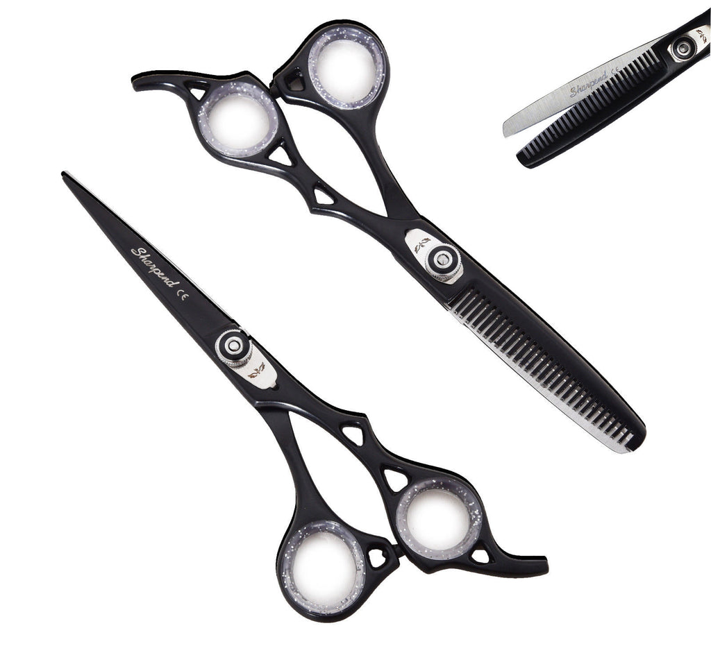 Professional Hairdressing Scissors 6.5 Inch Barber Shears Thinning Shears