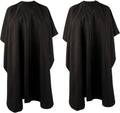 Professional Hair Cutting Cape with Adjustable Snap Closure for Salon & Barber Use