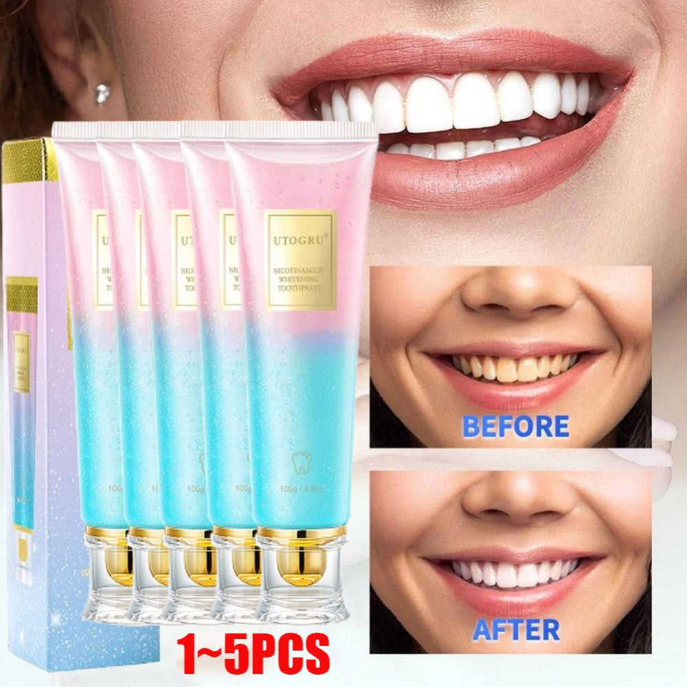 Nicotinamide Whitening Toothpaste for Brightening & Fresh Breath - 100g