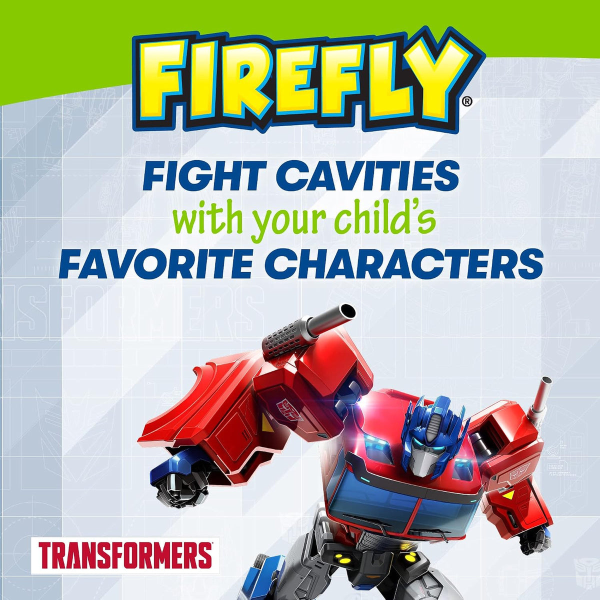 Children's Sonic Toothbrush with Optimus Prime Cover, Soft Bristles - Kid Oral Care
