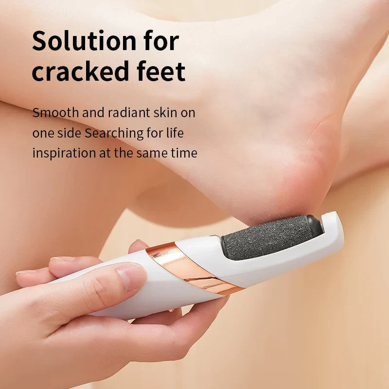 Electronic Foot File Callus Remover Rechargeable Pedicure Tool for Dry Heels