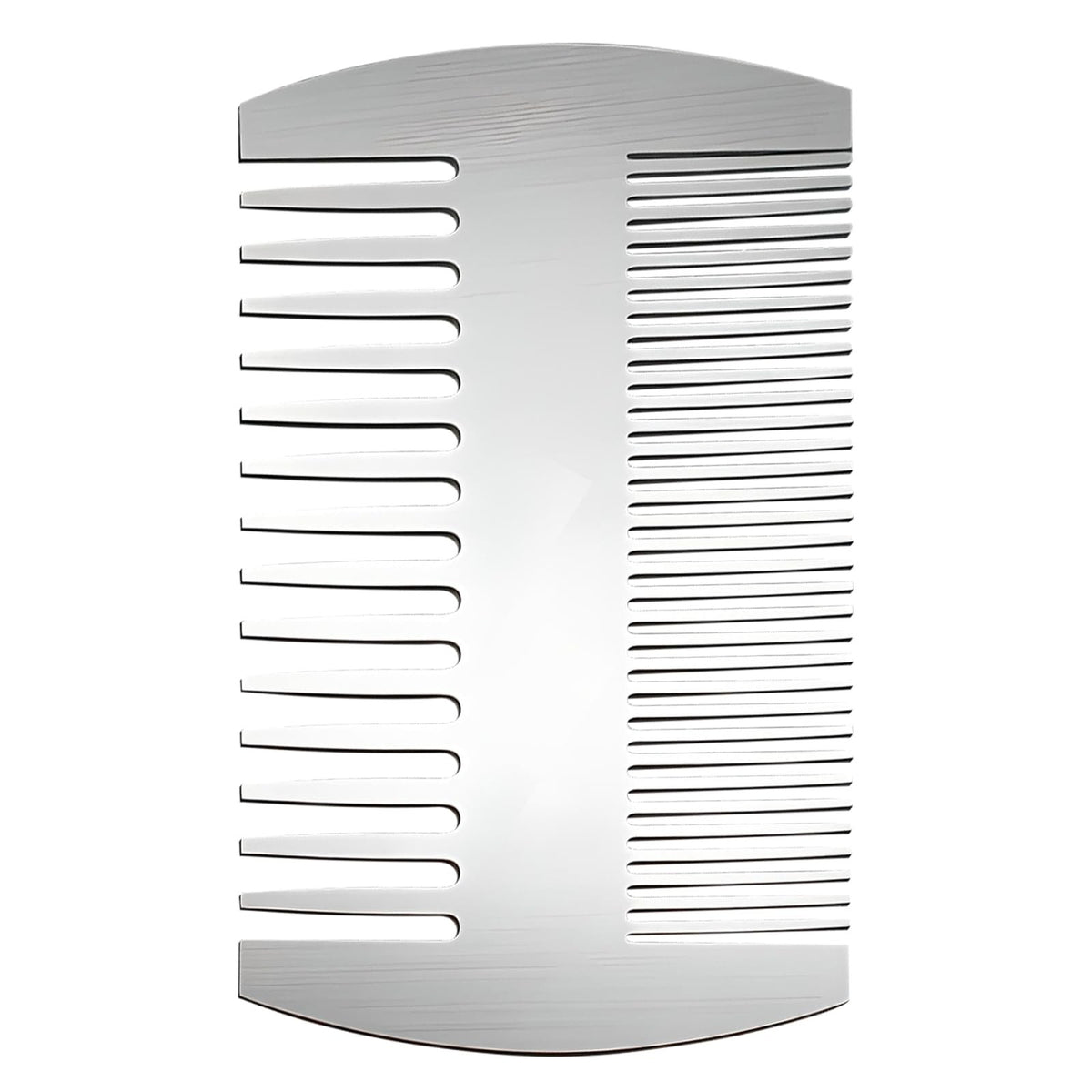 Credit Card-Sized Stainless Steel Comb - Anti-Static Travel Grooming Tool